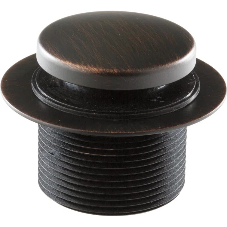 Modern Stainless Steel Toe Operated Tub Drain