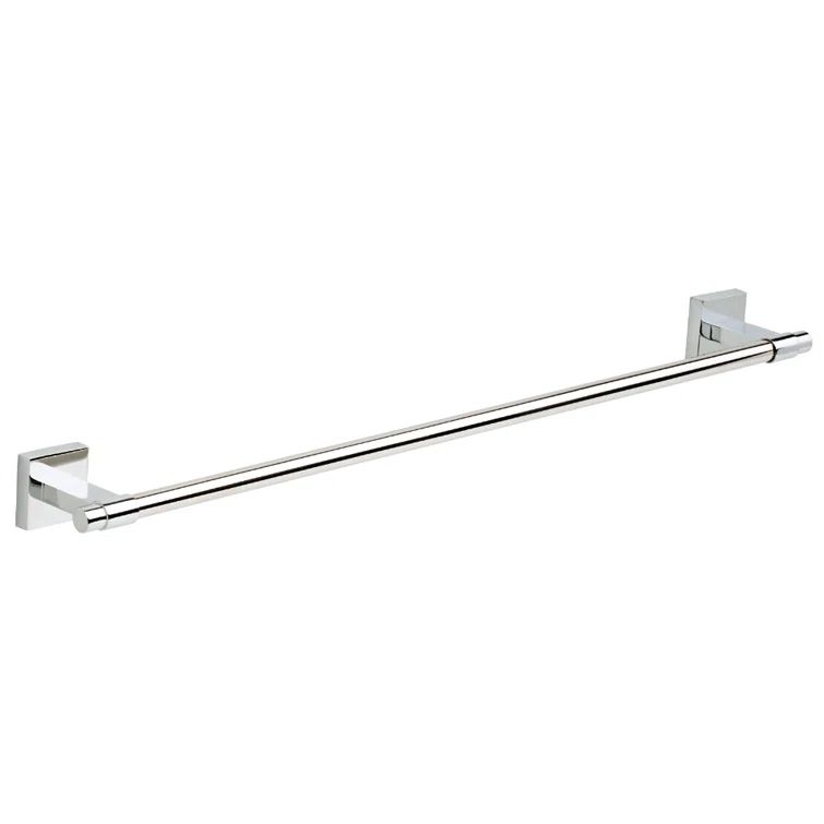 Maxted 24" Polished Chrome Wall Mounted Towel Bar