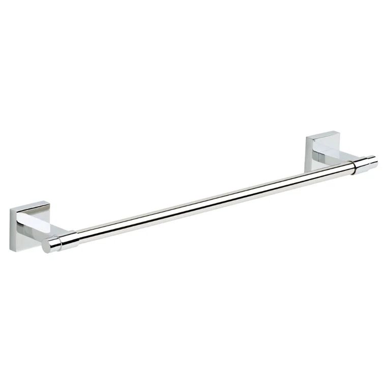 Maxted 18" Polished Chrome Wall Mounted Towel Bar
