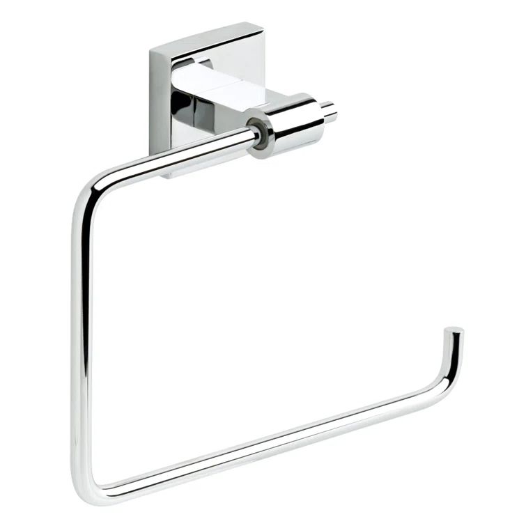 Maxted Polished Chrome Wall Mounted Towel Ring