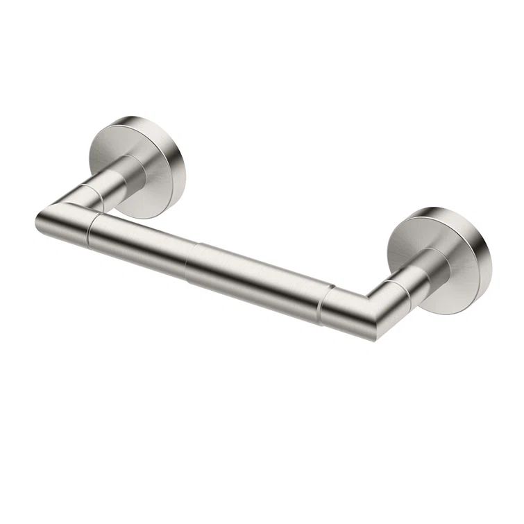 Satin Nickel Modern Wall Mounted Toilet Paper Holder