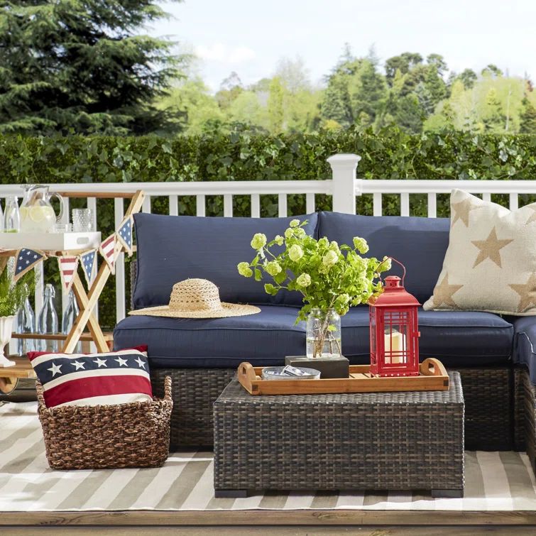 Platinum and Ivory Stripe Flat Woven Indoor/Outdoor Rug