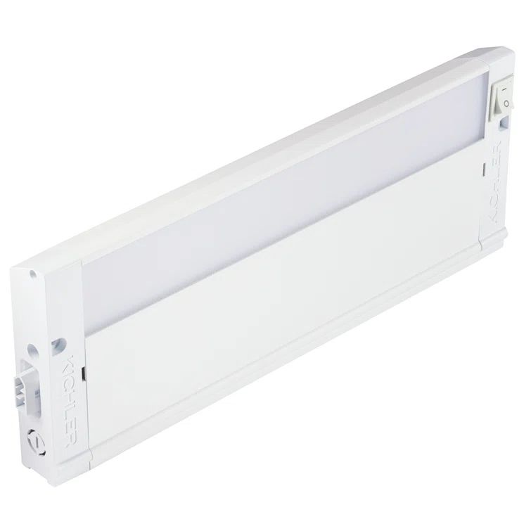 Textured White 12" LED Under Cabinet Light with Frosted Diffuser