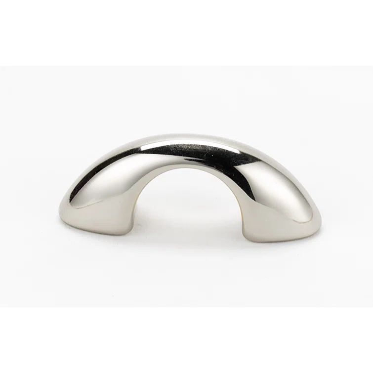 Polished Nickel 1.5" Finger Pull with Mounting Hardware