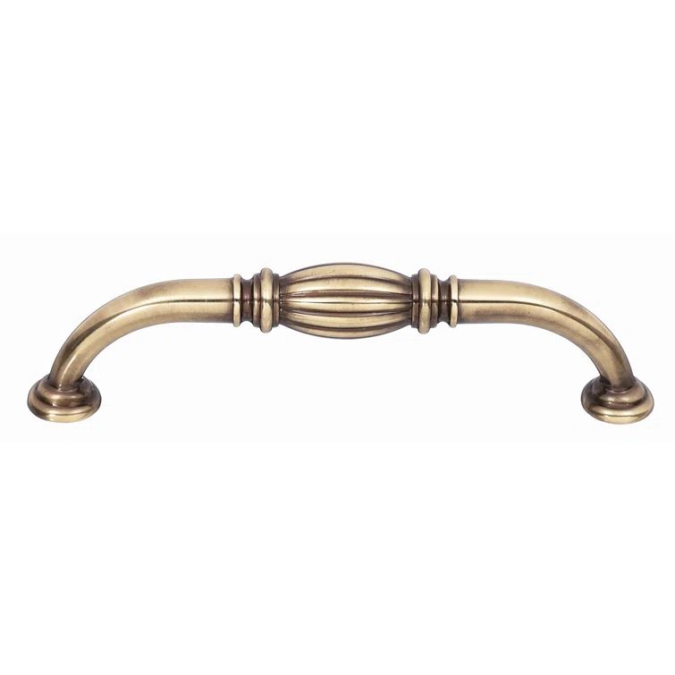 Polished Antique Brass Traditional Cabinet Bar Pull
