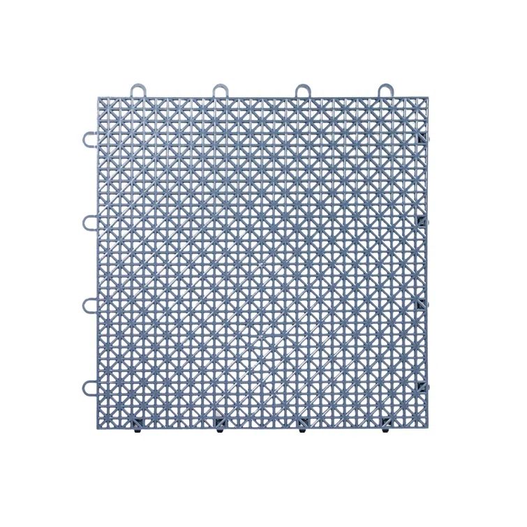 Cobalt Blue Polypropylene Interlocking Outdoor Deck Tiles
