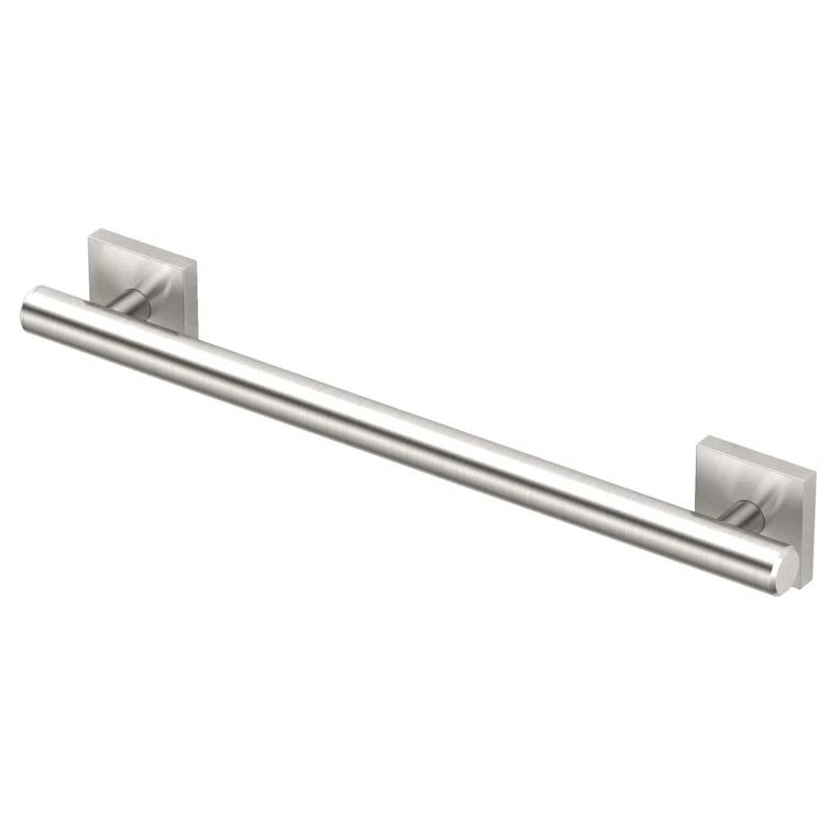 Elevate 18" Satin Nickel Stainless Steel Wall Mount Grab Bar