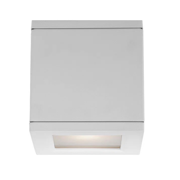 White Aluminum Dimmable Energy Star Sconce
