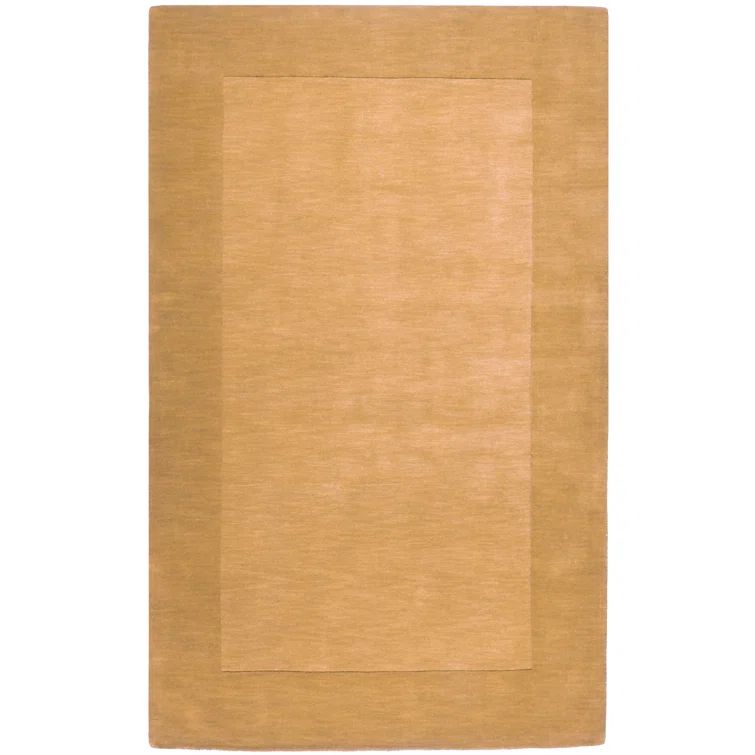 Handmade Geometric Wool Rectangular Rug 2' x 3'