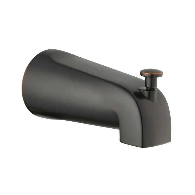 Elegant Oil Rubbed Bronze Universal Tub Spout with Diverter