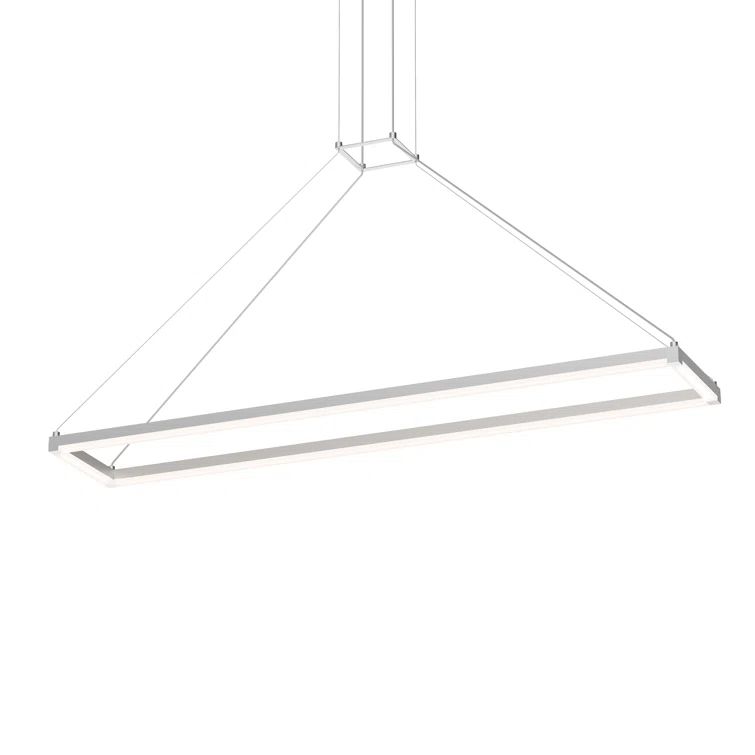 Stix Bright Satin Aluminum LED Pendant Light for Indoor/Outdoor