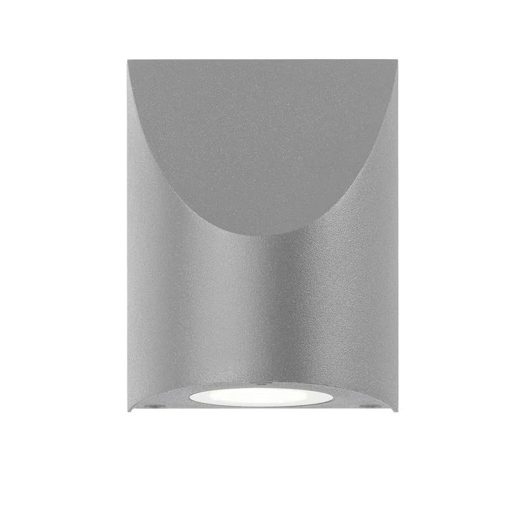 Shear Small LED Outdoor Wall Light Chrome with Acrylic Diffuser