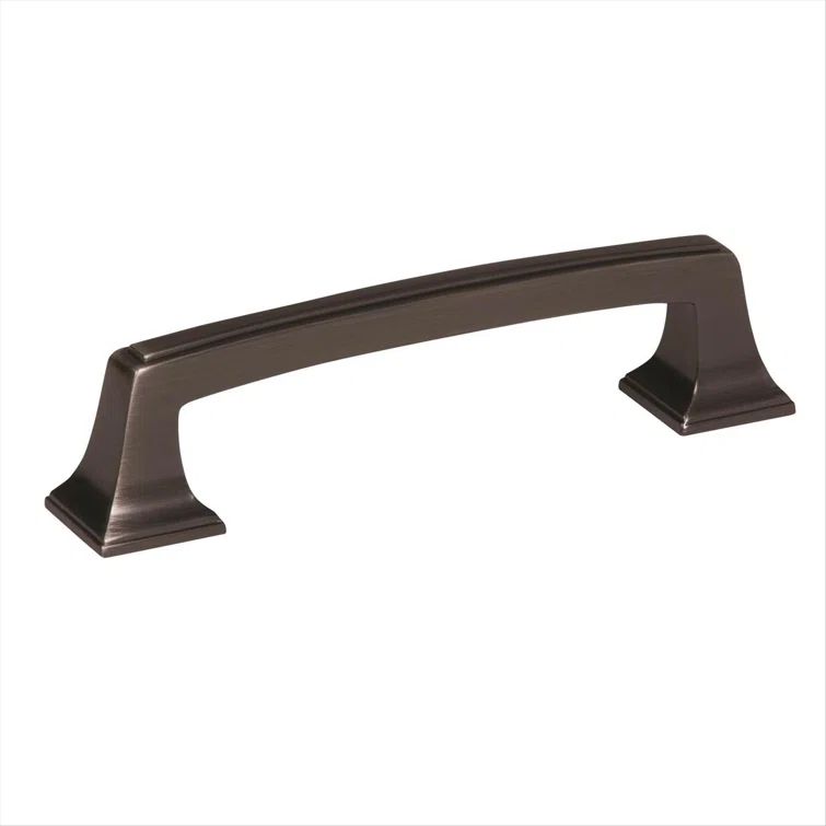 Gunmetal Modern Traditional Bar Pull with Mounting Hardware
