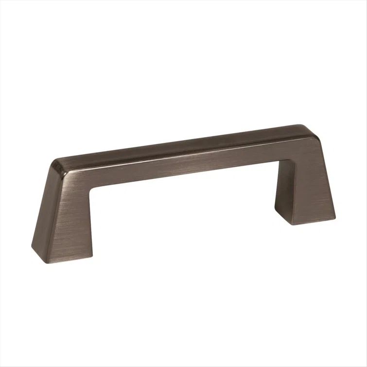 Gunmetal 3-Inch Modern Cabinet Drawer Pull Handle