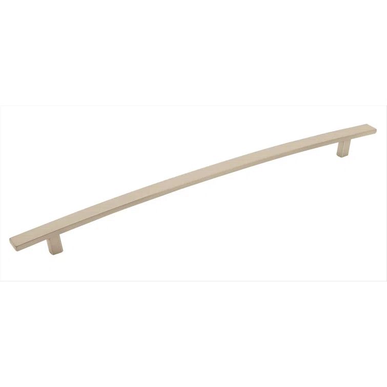 Sleek Brushed Nickel 18" Modern Appliance Pull with Mounting Hardware