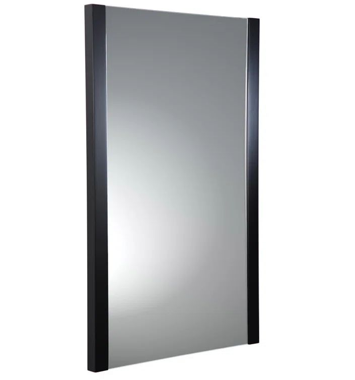 Espresso Wood Framed Rectangular Bathroom Vanity Mirror 31.5"
