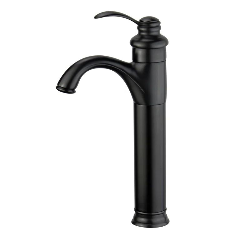 Madrid New Black Stainless Steel Single Handle Bathroom Faucet