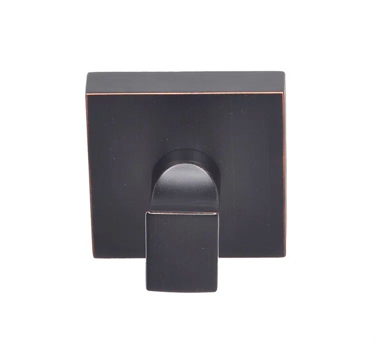 Santa Cruz Dark Bronze Single Wall Mounted Robe Hook