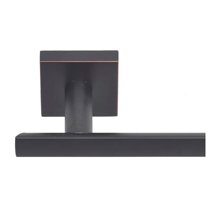 Santa Cruz 18" Dark Bronze Zinc Towel Holder Set
