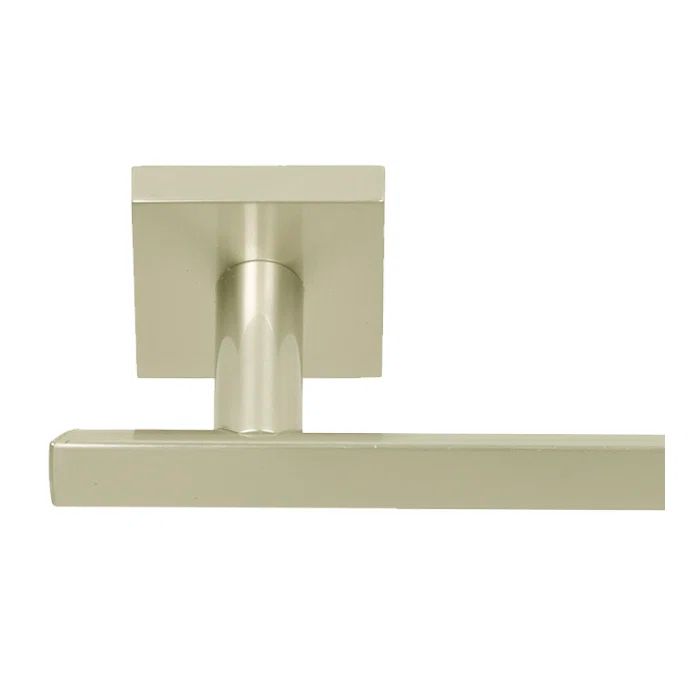 Santa Cruz 32" Satin Nickel Wall Towel Bar Set