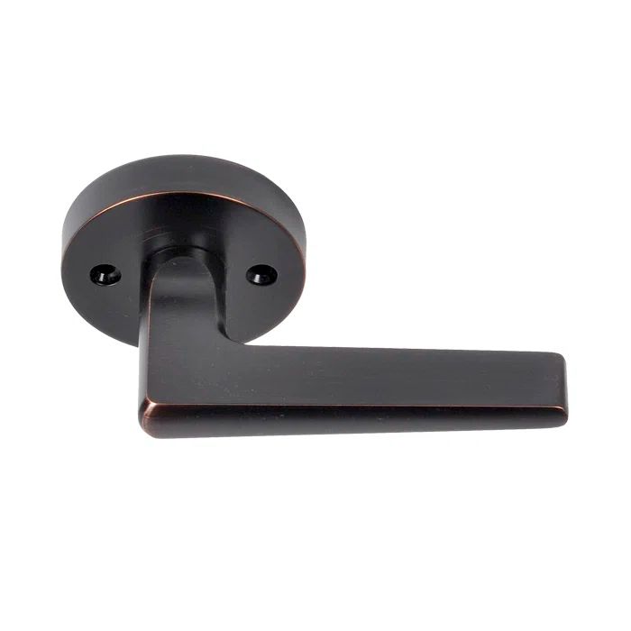 Dark Bronze Flat Lever Universal Door Handle