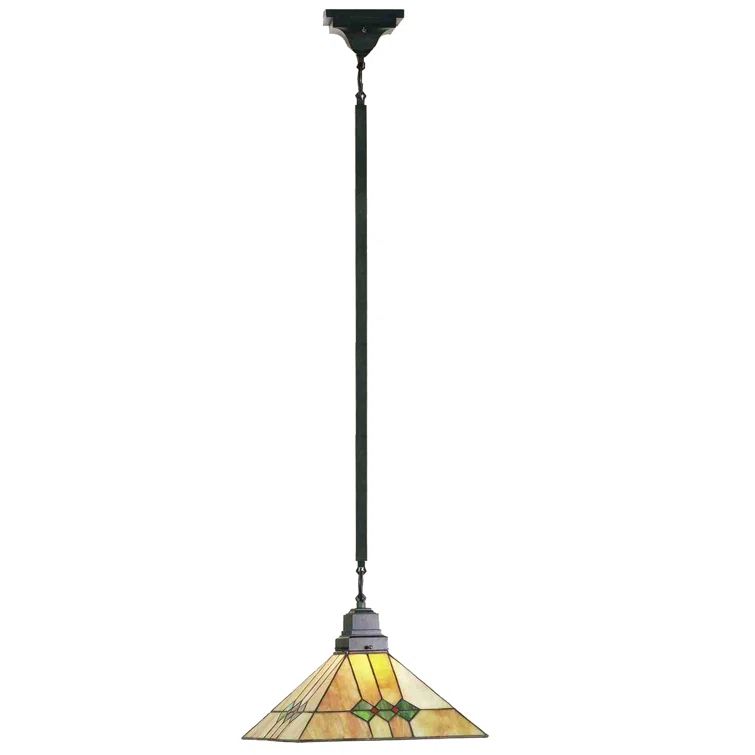 Black Glass Largemouth Bass Indoor/Outdoor Pendant