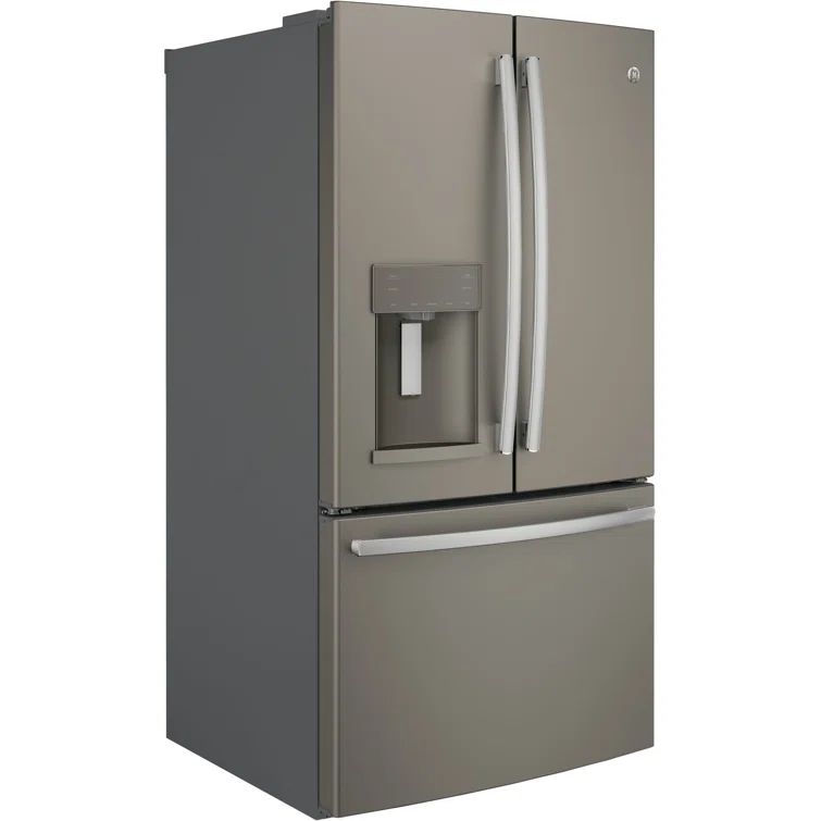 Slate Stainless Steel French Door Refrigerator with Ice Maker