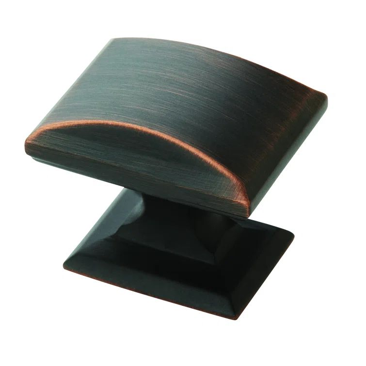 Candler Oil-Rubbed Bronze Rectangular Cabinet Knob 1-1/4 inch