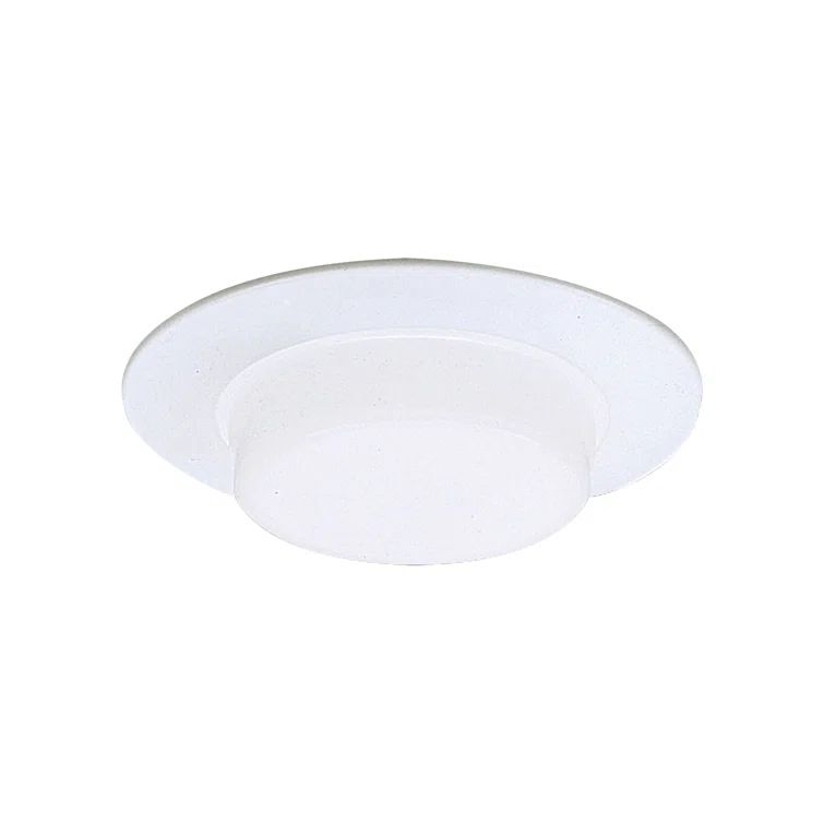 8'' White Aluminum Indoor/Outdoor Recessed Trim Light