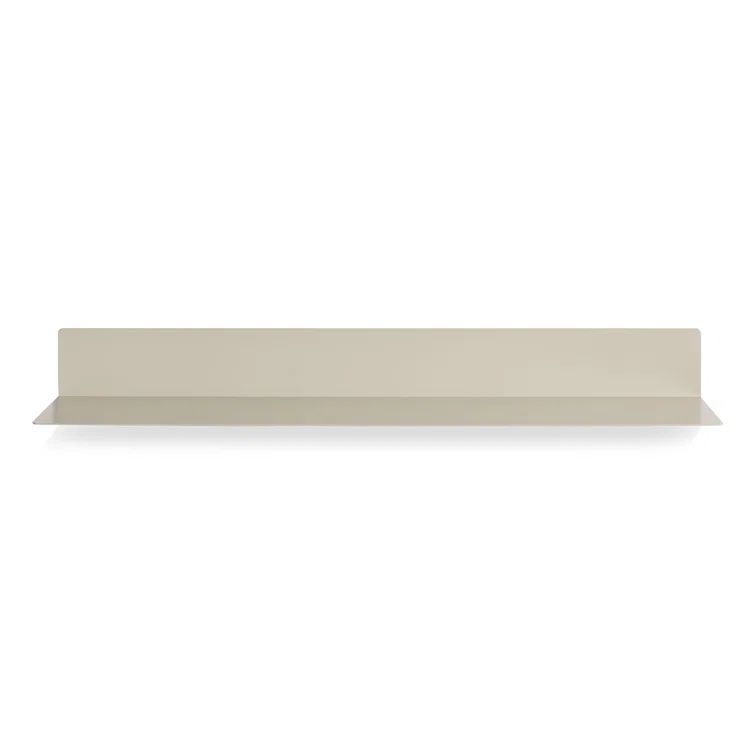 Minimalist Putty Steel Welf Large Wall Shelf, 40" W