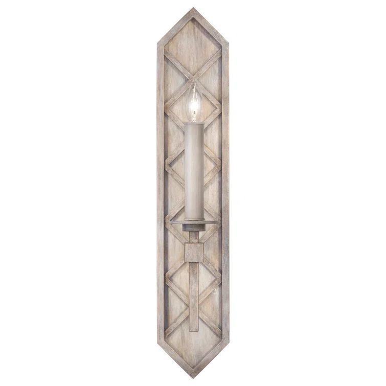 Cienfuegos Weathered Gray Patina 1-Light Bronze Sconce