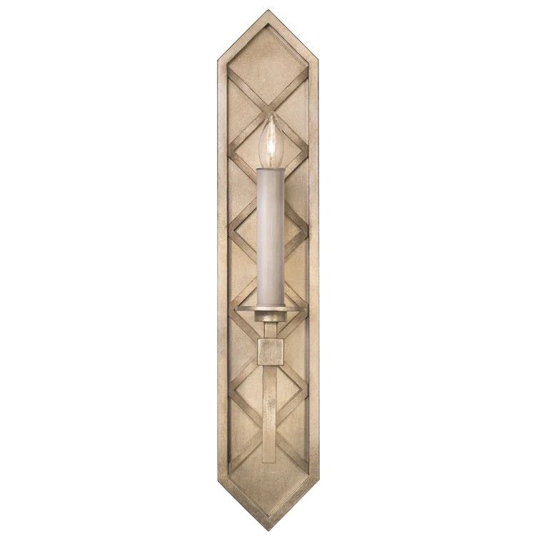 Cienfuegos Artisan Gold Leaf 1-Light Bronze Sconce