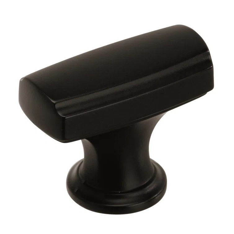 Highland Ridge Black Bronze Rectangular Bar Knob with Mounting Hardware