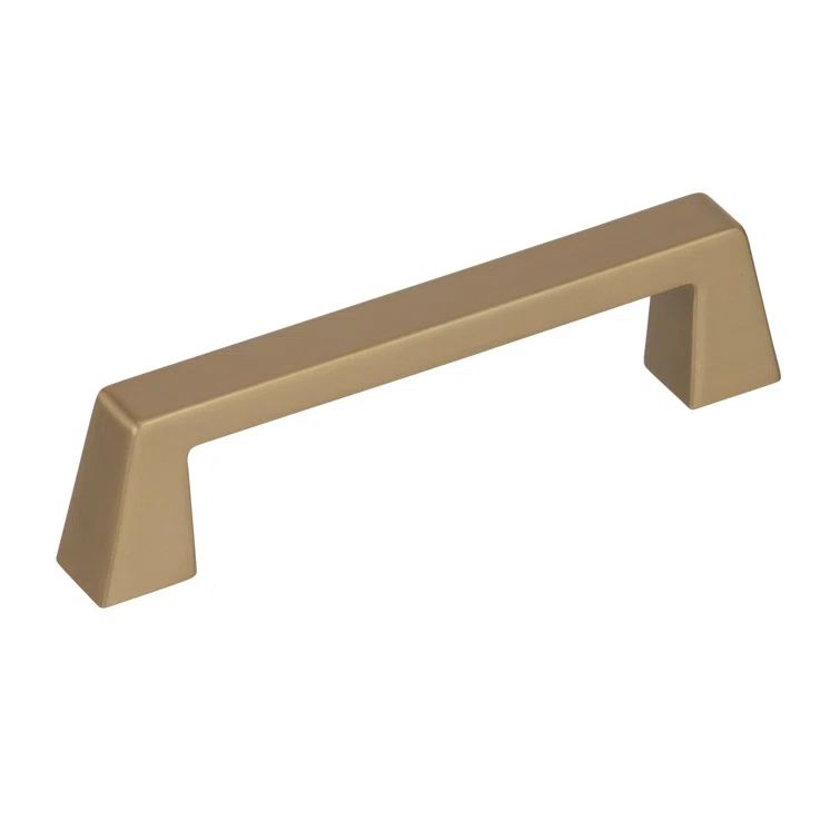 Golden Champagne Modern Matte Bar Pull with Mounting Hardware