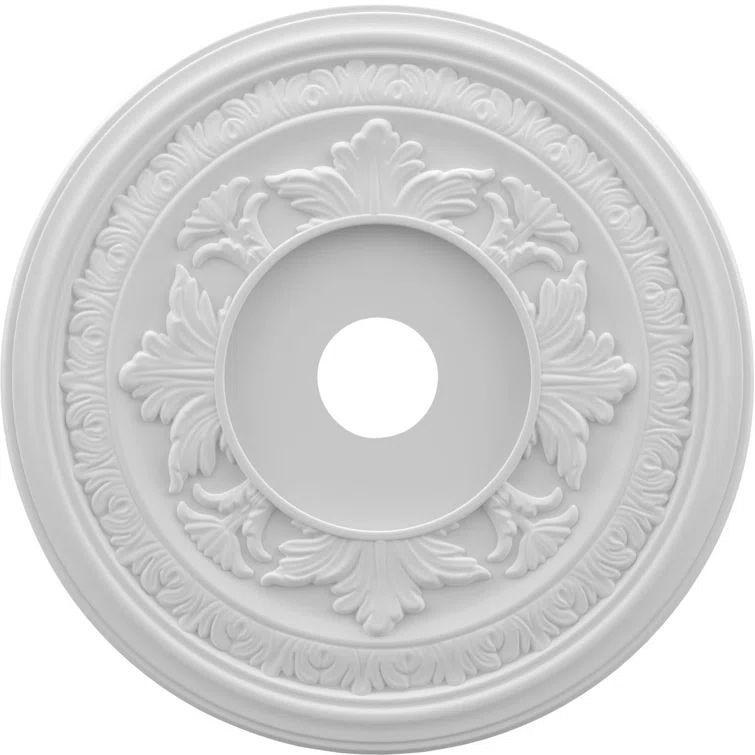Baltimore 22" White Thermoformed PVC Ceiling Medallion