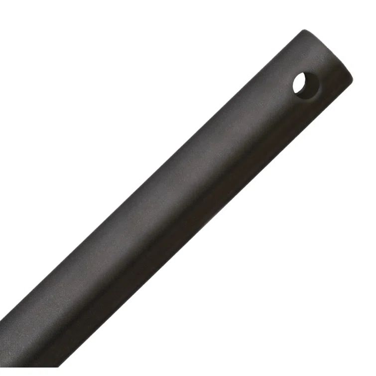 Matte Black 12" Ceiling Fan Downrod
