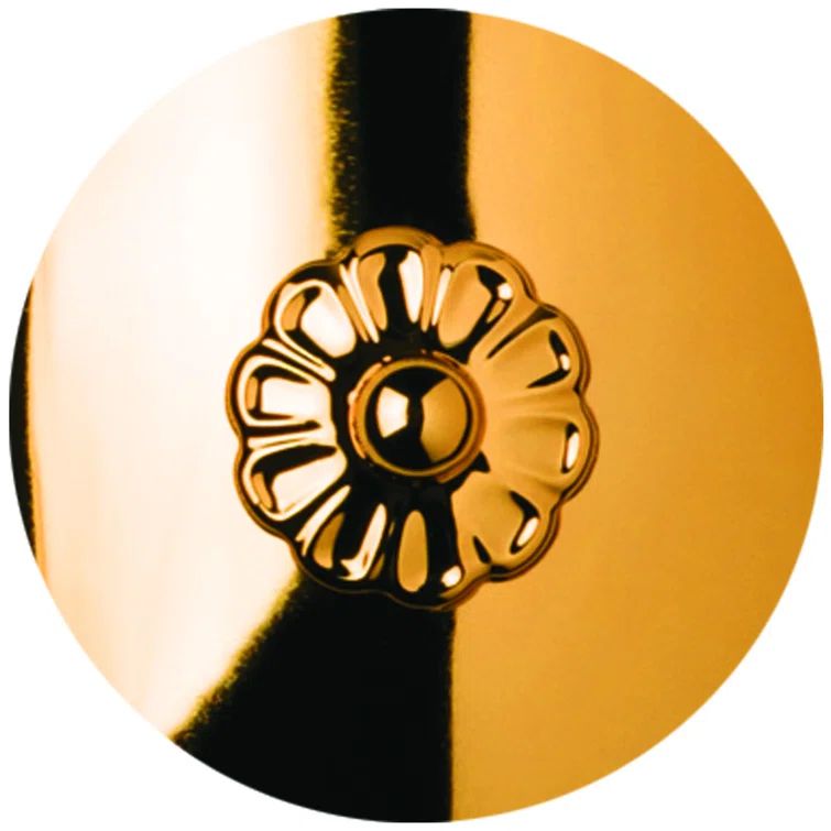 Elegant French Gold Direct Wired 13" Wall Sconce