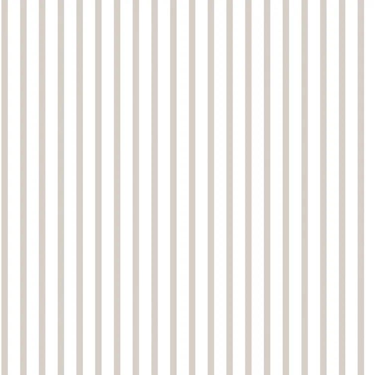 Beige Peelable Washable Striped Wallpaper Roll