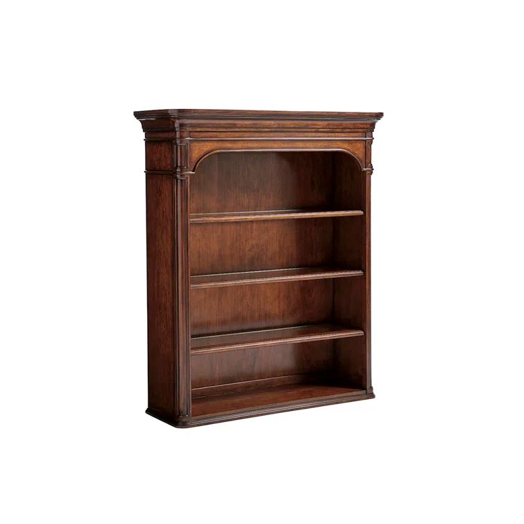 Richmond Hill Lanier Traditional Chestnut Brown Glass-Top Display Deck