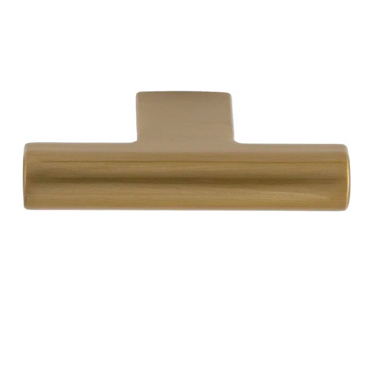 Vail 2" Satin Brass T-Handle Bar Knob