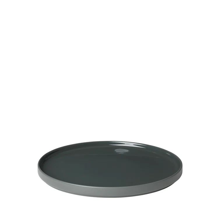 Agave Green Ceramic 10.6" Dinner Plate Set