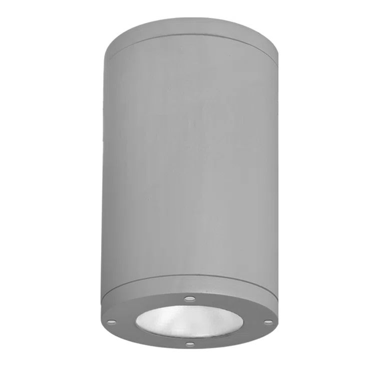 Black Aluminum 8" LED Indoor/Outdoor Flush Mount Light
