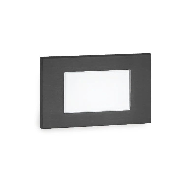 Black Aluminum Dimmable LED Step and Wall Light