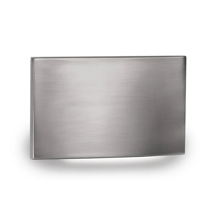 Brushed Nickel Frosted Glass LED Wall Light