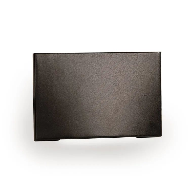 Bronze Dimmable LED Wall Light with Amber Glass Diffuser