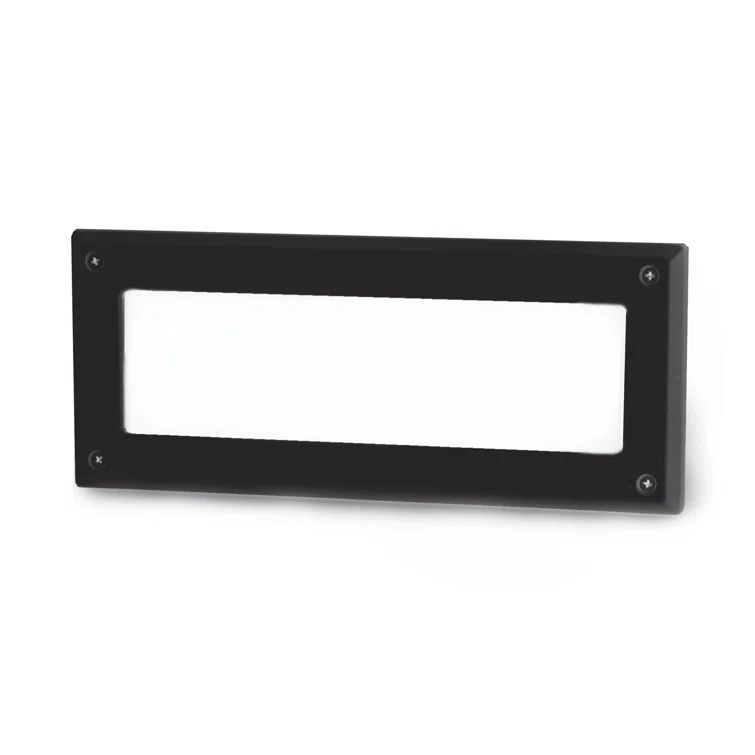 Architectural Black Opal Glass LED Wall Light