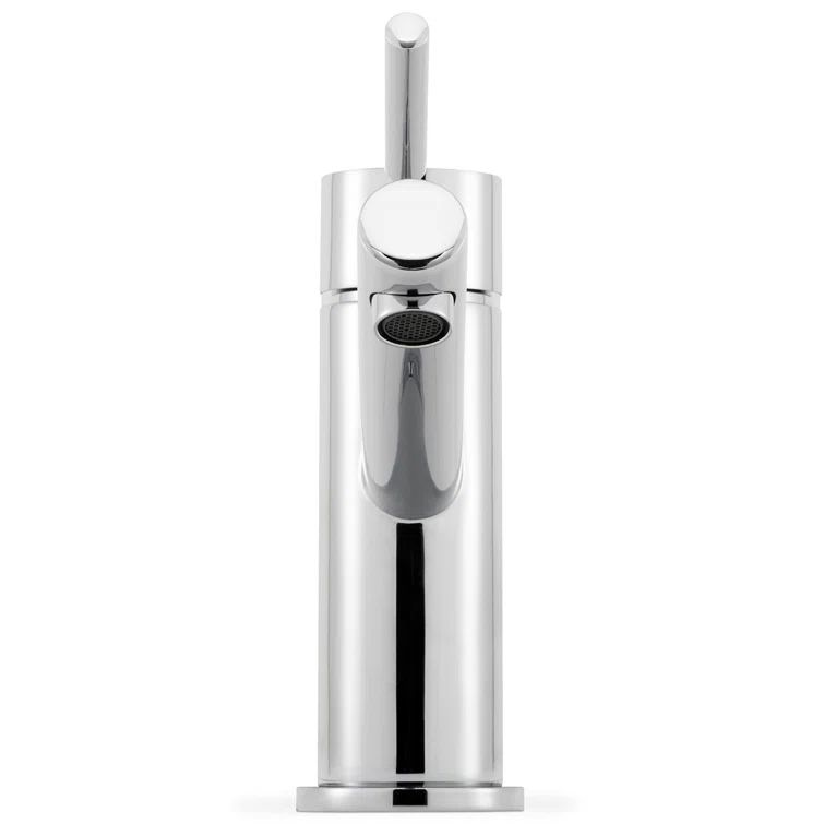 Polished Chrome Single Handle Brass Bathroom Faucet