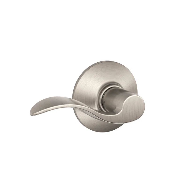 Satin Nickel Universal Passage Lever Handle for Interior/Exterior Doors
