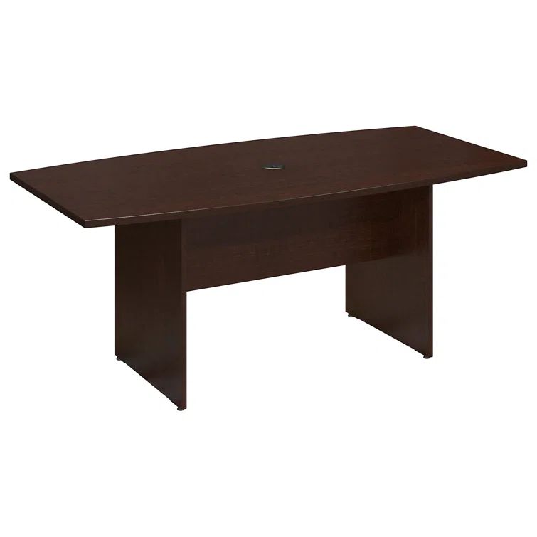 Mocha Cherry 72'' Boat Shaped Conference Table