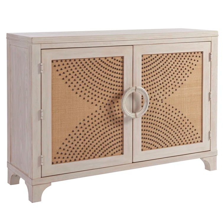 Sailcloth Coastal 54'' Raffia Door Sideboard